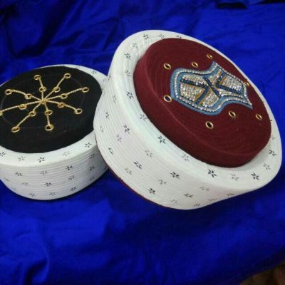 turkish black islamic topi