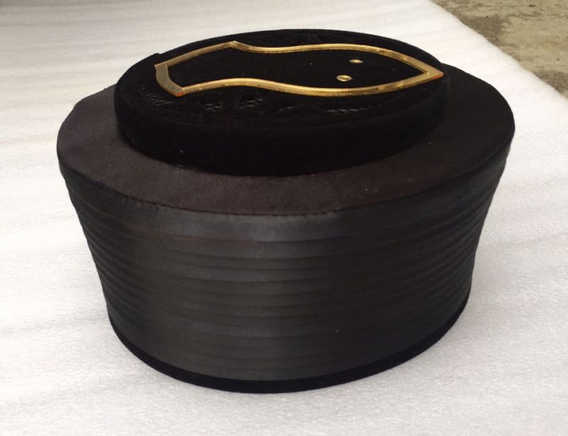 Black Color Pir Saqib Shami Topi