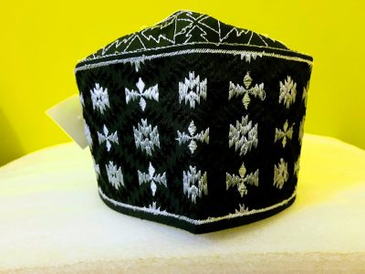 Barkati Black White Topi