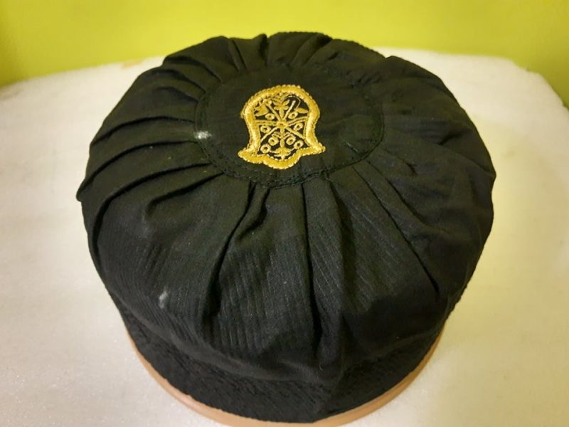 Asaduddin Owaisi Cap With Naalein Black Color