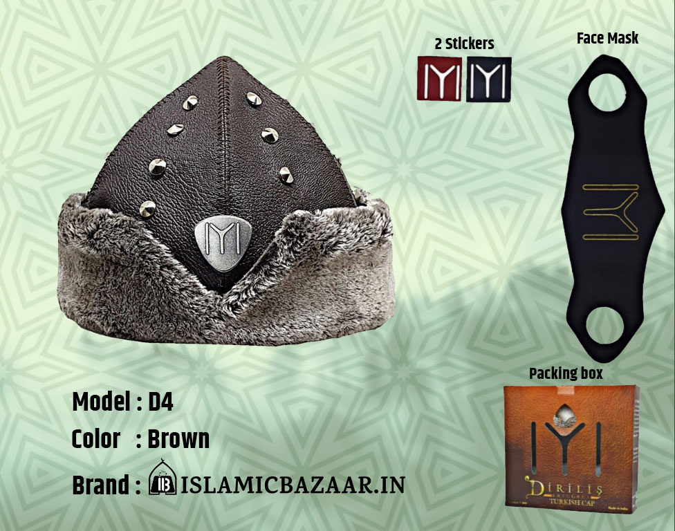 Turkish Ottoman Bork Hat Ertugrul Ghazi Model D4 Cap India Bazaar