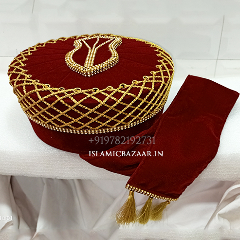 Ashrafi Shabbir Barkati islamic Taaj Designer Topi | Islamicbazaar