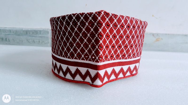 Razvi Barkati Fringed Pattern Topi 2