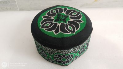 Green Designer Cap For Imama 1