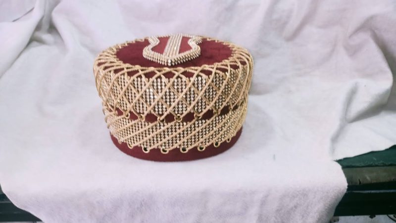 Fancy Cap Ashrafi DIamond Topi Nalain