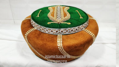 Turkey ashrafi Deisgner Cap Islamicbazaar