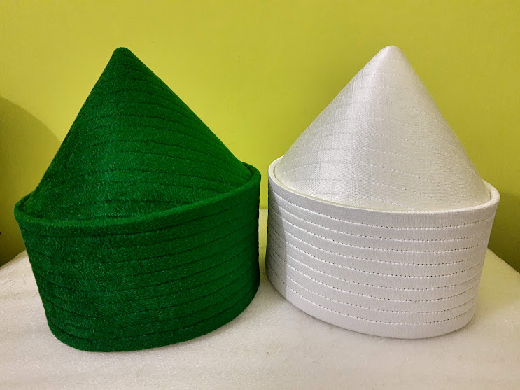 Ashrafi taaj Green White Combo Islamicbazaar T101 Ashrafi taaj Green White Combo Islamicbazaar T101