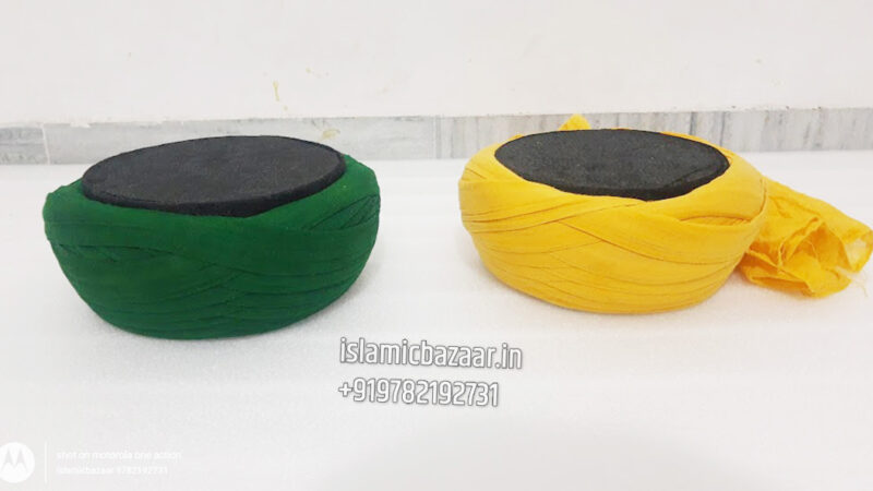 Turkish Cap Imama Combo Green Yellow Islamicbazaar 2023